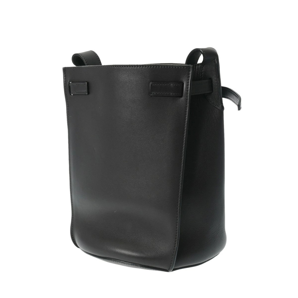 Celine Big Bucket Shoulder Bag Brown Leather Brown